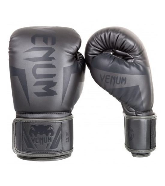 Боксерские перчатки VENUM ELITE BOXING GLOVES - GREY/GREY Боксерские перчатки VENUM ELITE BOXING GLOVES - GREY/GREY